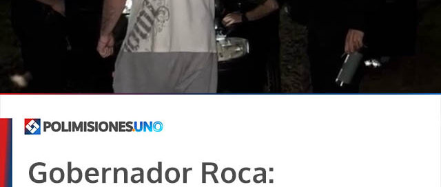 Gobernador Roca: detuvieron a un ex gendarme por un violento asalto y hallaron el auto en el río Paraná