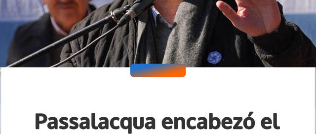 Passalacqua encabezó el acto por el centenario de Caraguatay y destacó el esfuerzo de los misioneros
